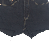 LEVI'S Cut Off 501 Womens Denim Shorts Blue S W28