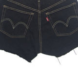 LEVI'S Cut Off 501 Womens Denim Shorts Blue S W28
