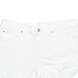 7 FOR ALL MANKIND Turn Up Womens Denim Shorts White M W30