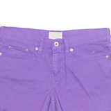 LEVI'S Cut Off Womens Denim Shorts Purple M W31