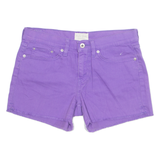LEVI'S Cut Off Womens Denim Shorts Purple M W31