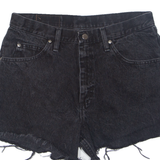 WRANGLER Cut Off Womens Denim Shorts Black M W32