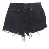 WRANGLER Cut Off Womens Denim Shorts Black M W32