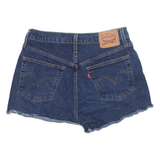 LEVI'S Cut Off 501 Womens Denim Shorts Blue S W28