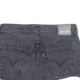 LEVI'S Cut Off Womens Denim Shorts Black M W30