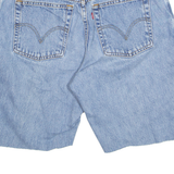 LEVI'S Cut Off 550 Womens Denim Shorts Blue M W32