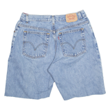LEVI'S Cut Off 550 Womens Denim Shorts Blue M W32