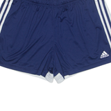 ADIDAS Womens Sports Shorts Blue Relaxed XL W32