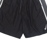 NIKE Mesh Lined Mens Swimming Shorts Black Relaxed XL W30