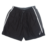 NIKE Mesh Lined Mens Swimming Shorts Black Relaxed XL W30