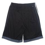 ADIDAS Mens Sports Shorts Black Relaxed XL W32