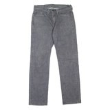 LEVI'S 514 Jeans Mens Grey Slim Straight W30 L32