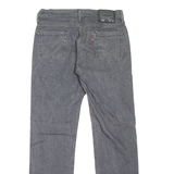 LEVI'S 514 Jeans Mens Grey Slim Straight W30 L32