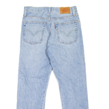 LEVI'S 501 BIG E Jeans Distressed Rhinestones Womens Blue Straight W26 L26