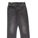 LEVI'S 501 BIG E Jeans Womens Grey Regular Straight Stone Wash W27 L30