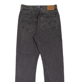 LEVI'S 501 BIG E Jeans Womens Grey Regular Straight Stone Wash W27 L30