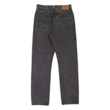 LEVI'S 501 BIG E Jeans Womens Grey Regular Straight Stone Wash W27 L30