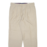 FERRE Mens Trousers Beige Relaxed Tapered W34 L32