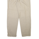 FERRE Mens Trousers Beige Relaxed Tapered W34 L32