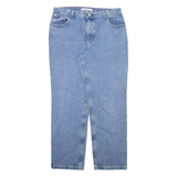 TOMMY HILFIGER Womens Jeans Blue Relaxed Straight W34 L30
