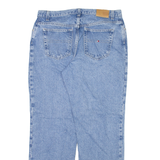 TOMMY HILFIGER Womens Jeans Blue Relaxed Straight W34 L30