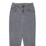 MAYA Womens Jeans Grey Relaxed Mom 90s Stone Wash W30 L31