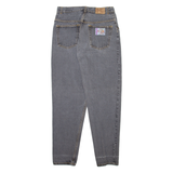 MAYA Womens Jeans Grey Relaxed Mom 90s Stone Wash W30 L31