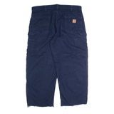 CARHARTT Mens Trousers Blue Regular Straight W40 L26