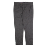 TED BAKER Chino Mens Trousers Black Slim Tapered W26 L32
