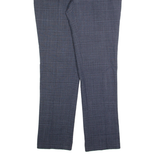 REISS Blunt T Womens Trousers Blue Slim Straight Wool W34 L32