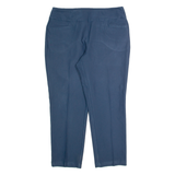 ADIDAS Womens Trousers Blue Slim Tapered W32 L25