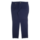 LAUREN RALPH LAUREN Womens Trousers Blue Slim Tapered W36 L30