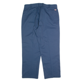 DICKIES Workwear Mens Trousers Blue Regular Straight W40 L30