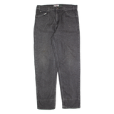 LEVI'S Signature Mens Trousers Grey Regular Straight 90s W36 L32