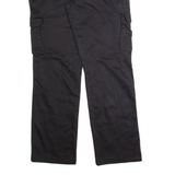 DICKIES Cargo Workwear Womens Trousers Black Relaxed Straight W36 L32