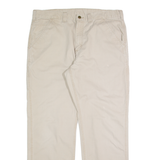 CARHARTT Workwear Mens Trousers Beige Relaxed Straight W38 L32