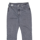 LEVI'S 501 Jeans Mens Grey Regular Straight W30 L25