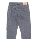 LEVI'S 501 Jeans Mens Grey Regular Straight W30 L25