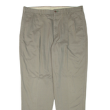 Mens Trousers Brown Regular Straight W38 L33