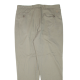 Mens Trousers Brown Regular Straight W38 L33