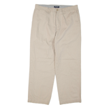 NAUTICA Mens Trousers Beige Regular Straight W32 L27