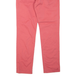 POLO RALPH LAUREN Stretch Chino Womens Trousers Pink Slim Tapered W32 L31