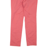 POLO RALPH LAUREN Stretch Chino Womens Trousers Pink Slim Tapered W32 L31