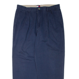 TOMMY HILFIGER Womens Trousers Blue Regular Tapered W38 L30