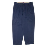 TOMMY HILFIGER Womens Trousers Blue Regular Tapered W38 L30