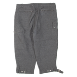 Womens Trousers Grey Regular Tapered Wool W34 L22