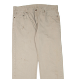 LEVI'S Mens Trousers Beige Regular Straight W38 L30