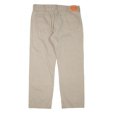 LEVI'S Mens Trousers Beige Regular Straight W38 L30