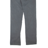 LEVI'S Womens Trousers Grey Regular Straight W32 L34
