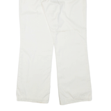 LEVI'S Womens Trousers White Relaxed Bootcut W30 L30